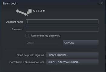 Steam login