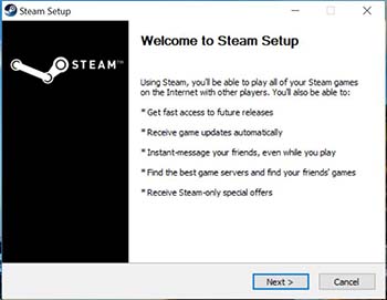 Steam setup