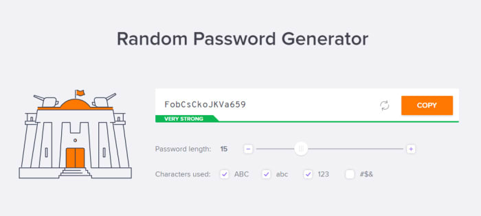 Avast password generator