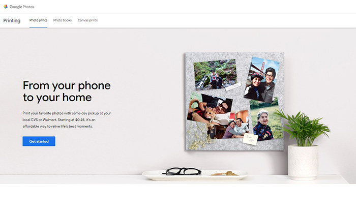 Google Photos Printing