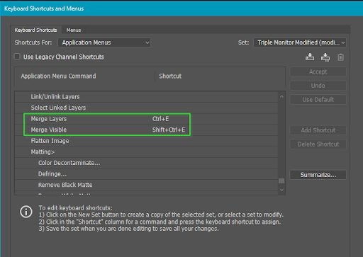 Adobe Photoshop How to Merge Layers