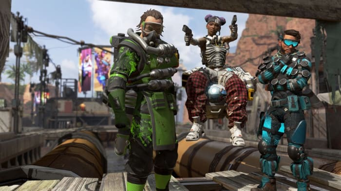 Apex Legends Caustic Lifeline Mirage