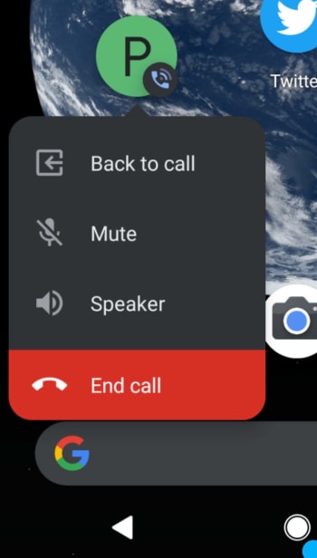 Bubble notifications on Android