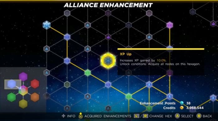 Marvel Ultimate Alliance 3 blue section