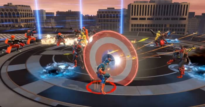 Marvel Ultimate Alliance 3 Captain America block