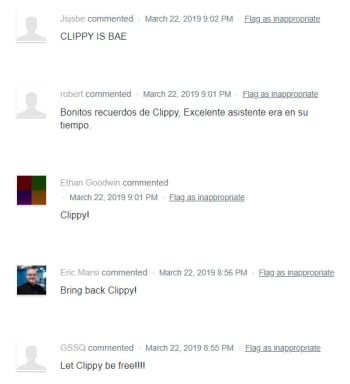 People liked having Clippy back