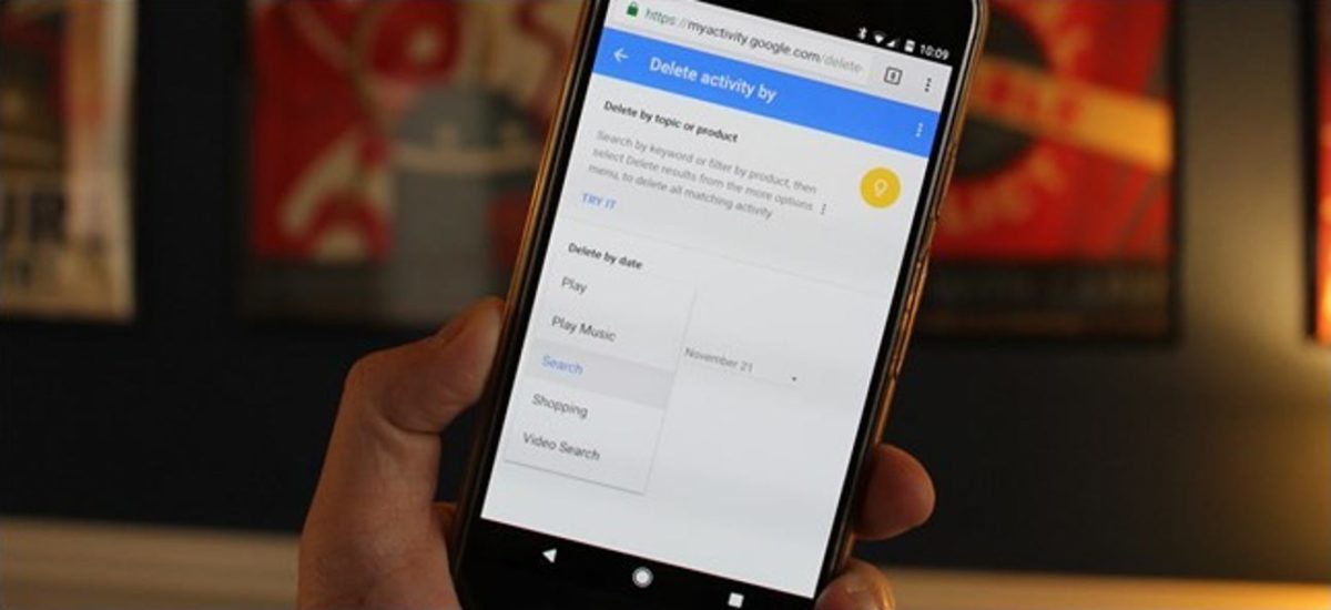 How to Delete Google Search History