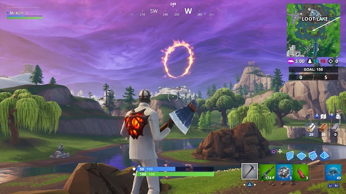 fortnite flaming hoops week 10 challenge