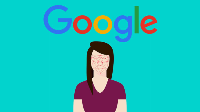 A facial scan by Google