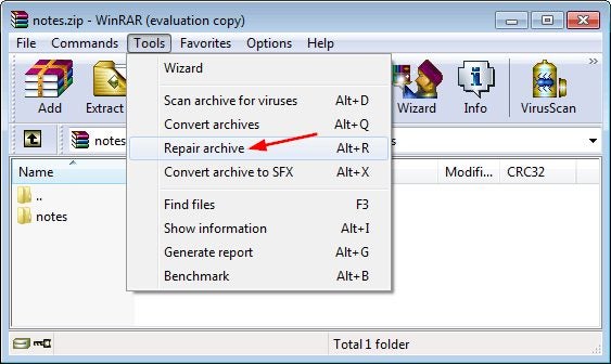 How to Fix Checksum Error on WinRAR