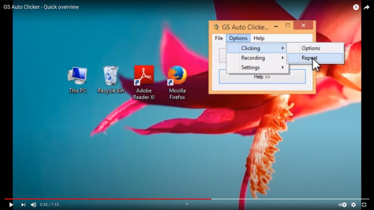 How to increase clicks in GS Auto Clicker