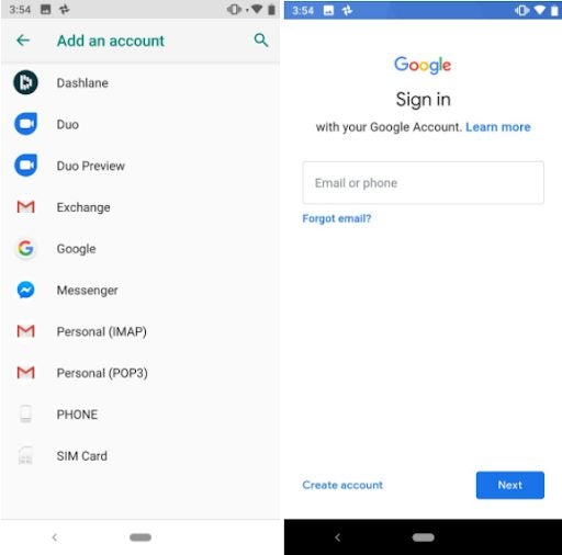 How to sign in to Google Play Store