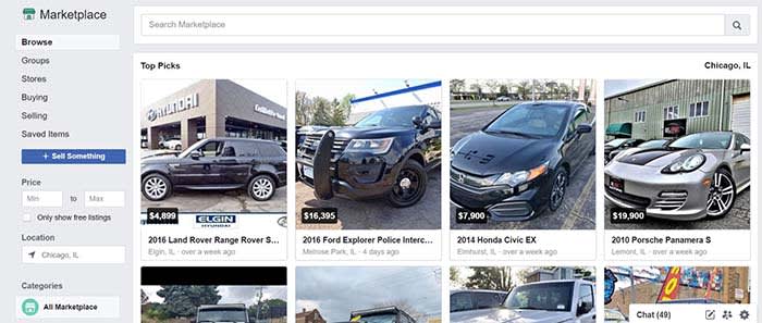 Facebook marketplace