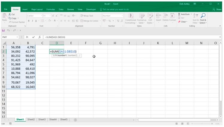 Microsoft Excel Tips