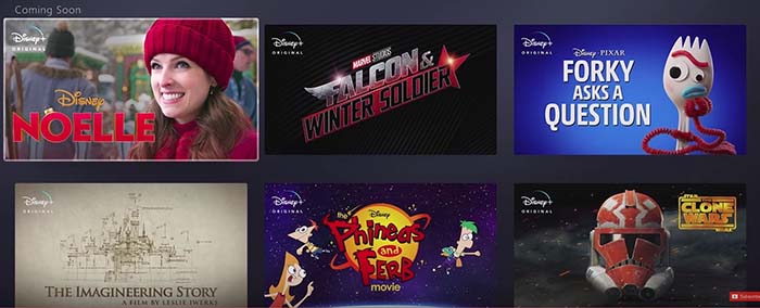 Disney+ projects
