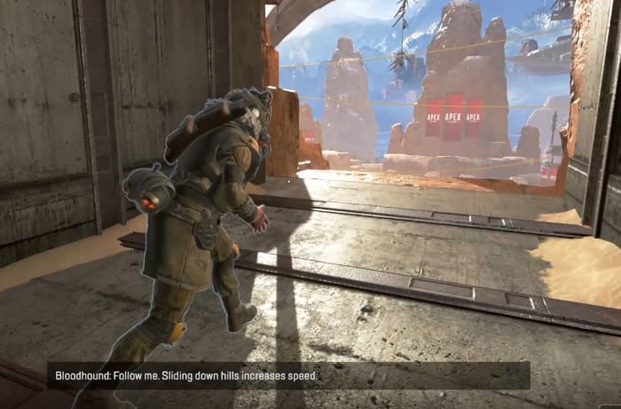 Apex Legends tutorial slide