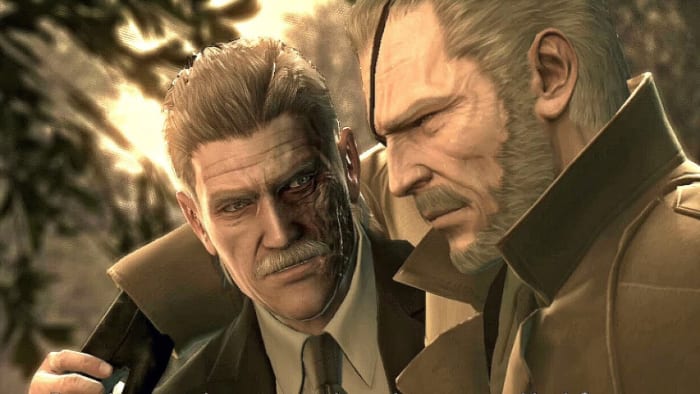 Solid Snake and Big Boss MGS 4