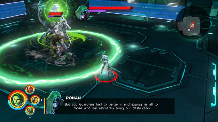 Marvel Ultimate Alliance 3 Ronan boss fight
