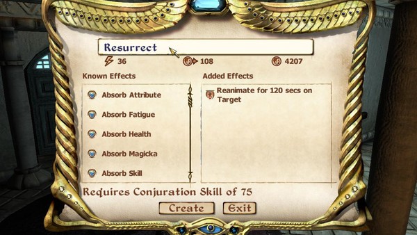 oblivion spellcrafting