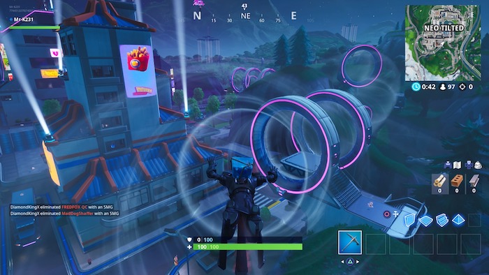 fortnite season 9 week 1 challenge guide slipstream