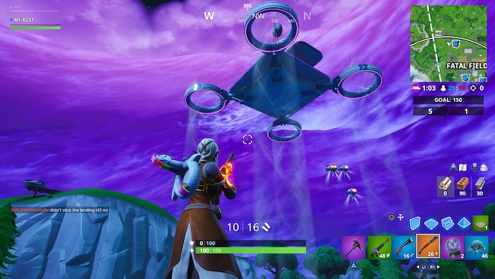 fortnite season 9 week 5 sky platforms