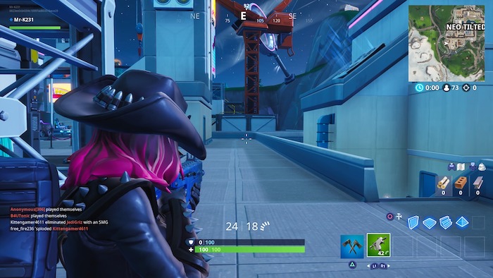 fortnite season 9 week 6 smg challenge
