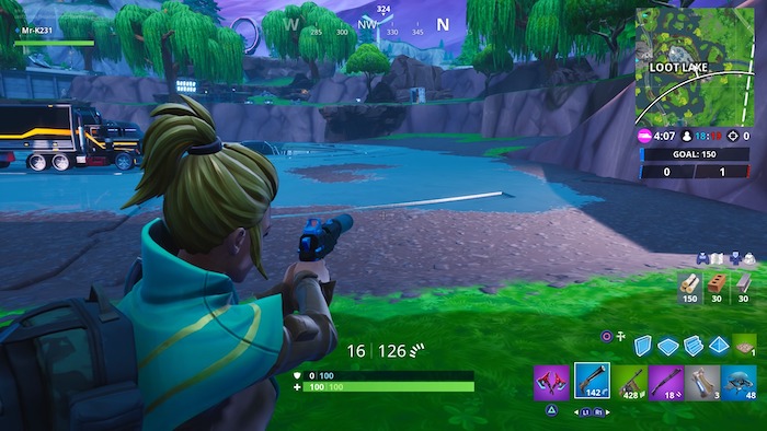 fortnite season 9 week 7 suppressed weapon challenge
