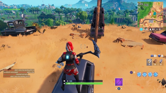 fortnite season 9 week 8 desert clock