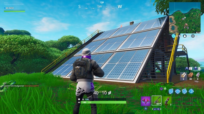 fortnite season 9 week 9 solar array