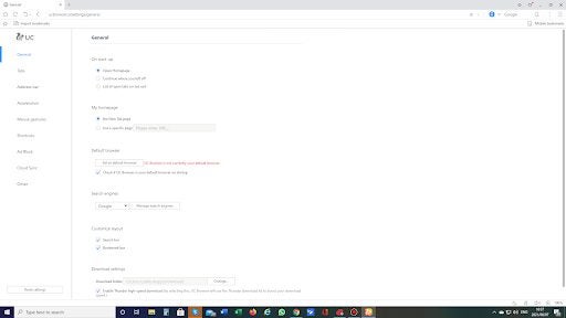 How to Disable Adblock in UC Browser on the PC