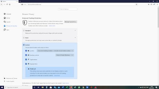 How to Enable Cookies on Mozilla Firefox