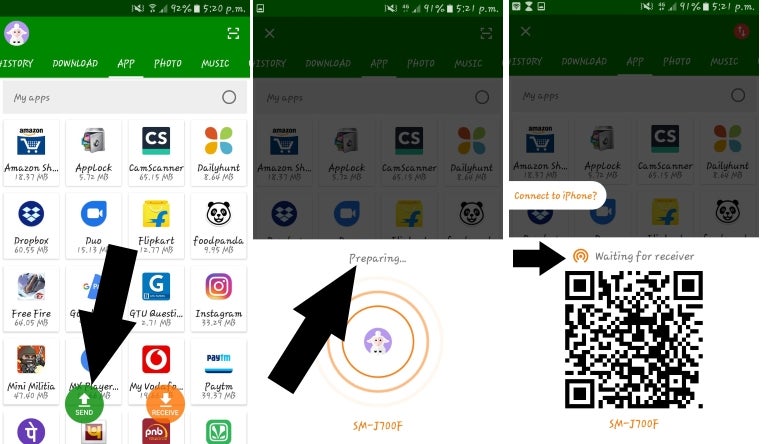 How to Share File With Xender Application