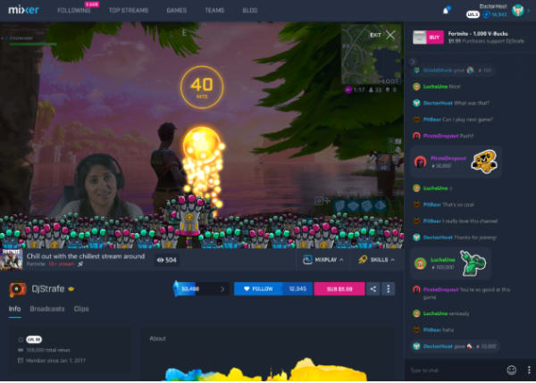 mixer interactive play