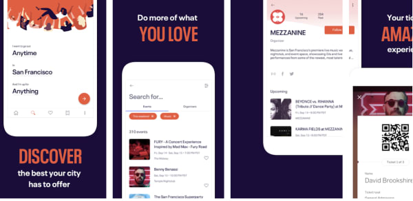 find events eventbrite app