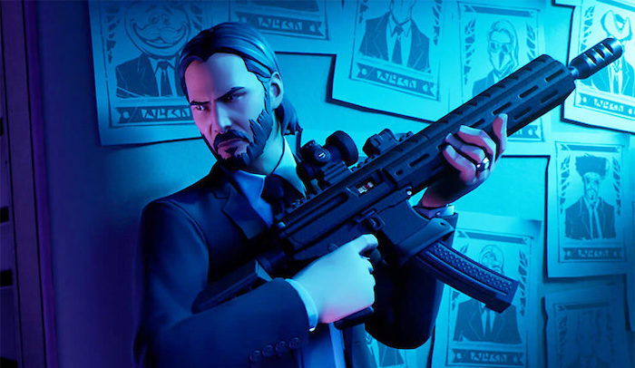 john wick fortnite rifle