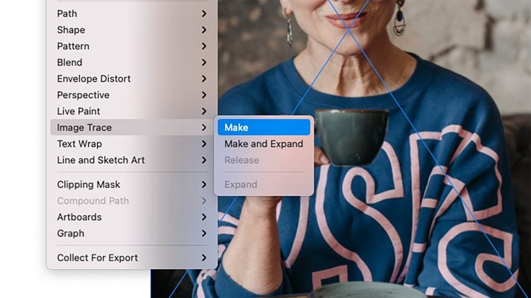 How to trace an image in illustrator