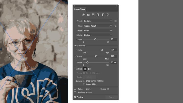 How to trace an image in illustrator