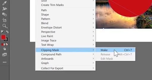 How to crop in illustrator/