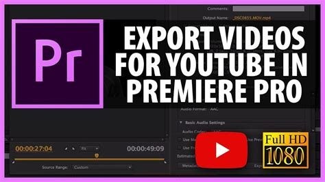 How to export Premiere Pro