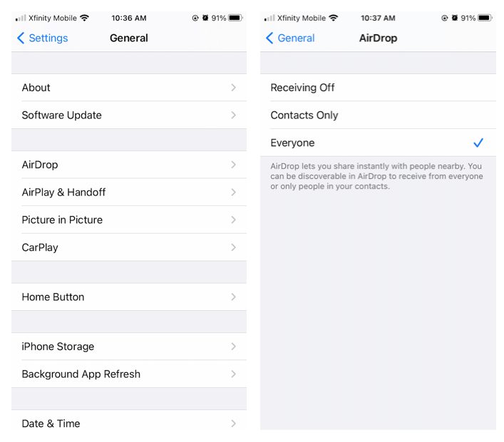 What is Airdrop and how to use it on Iphone or Mac