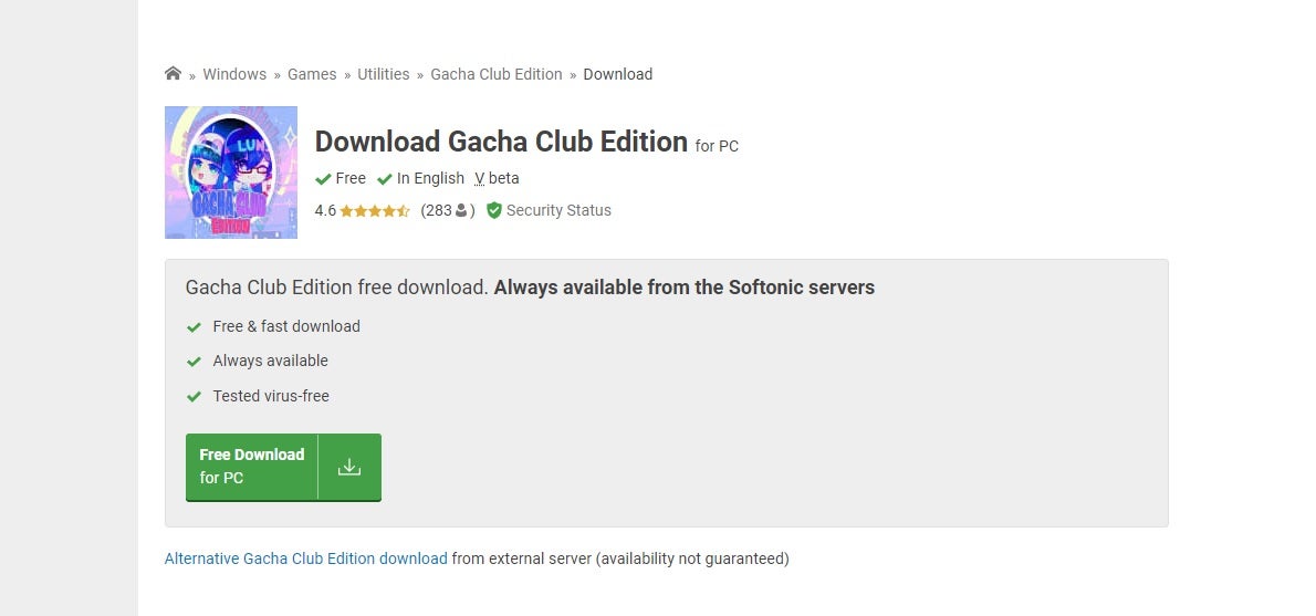 How to download and install Gatcha Club Edition mod