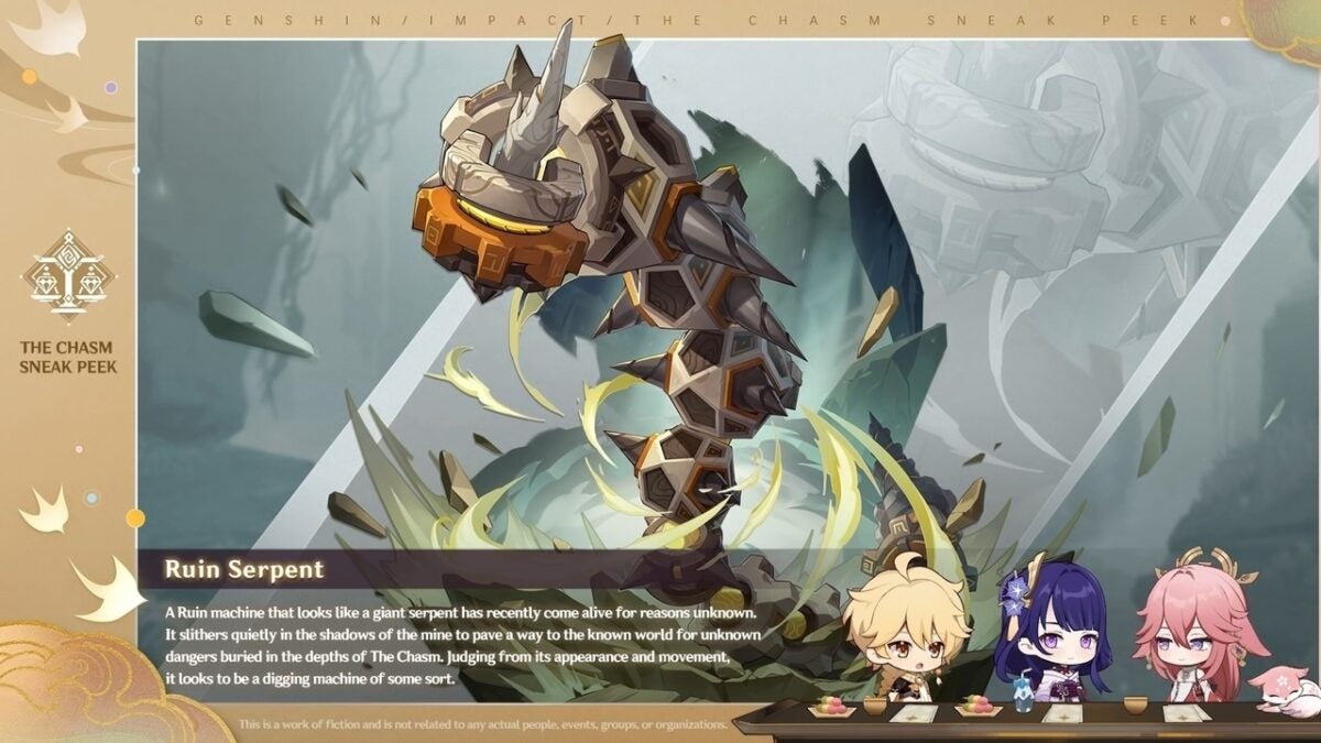 Genshin Impact 2.6 possible new Chasm Boss leaked