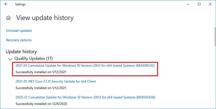 How to uninstall updates in Windows 10 and Windows 11