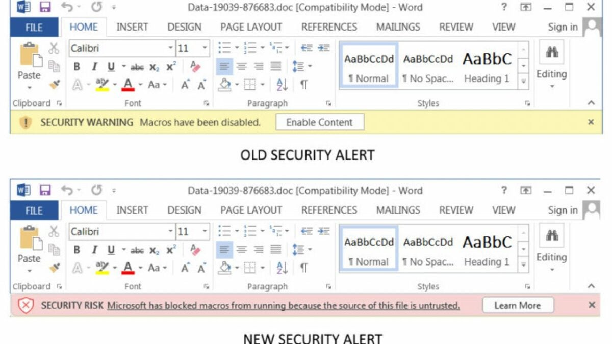 Microsoft announces it’s disabling macros to protect Office apps from malware attacks