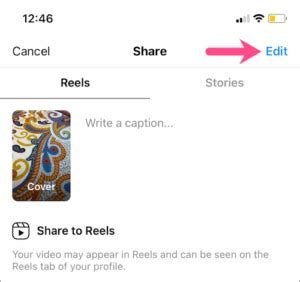 How to make an Instagram reel