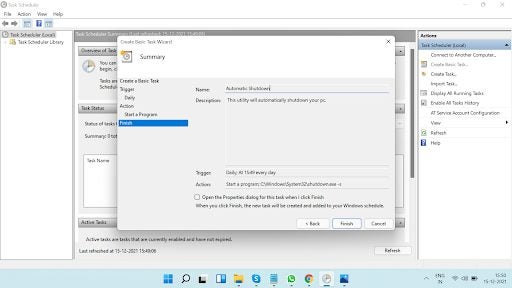 How to schedule automatic shutdown in Windows 10 and 11