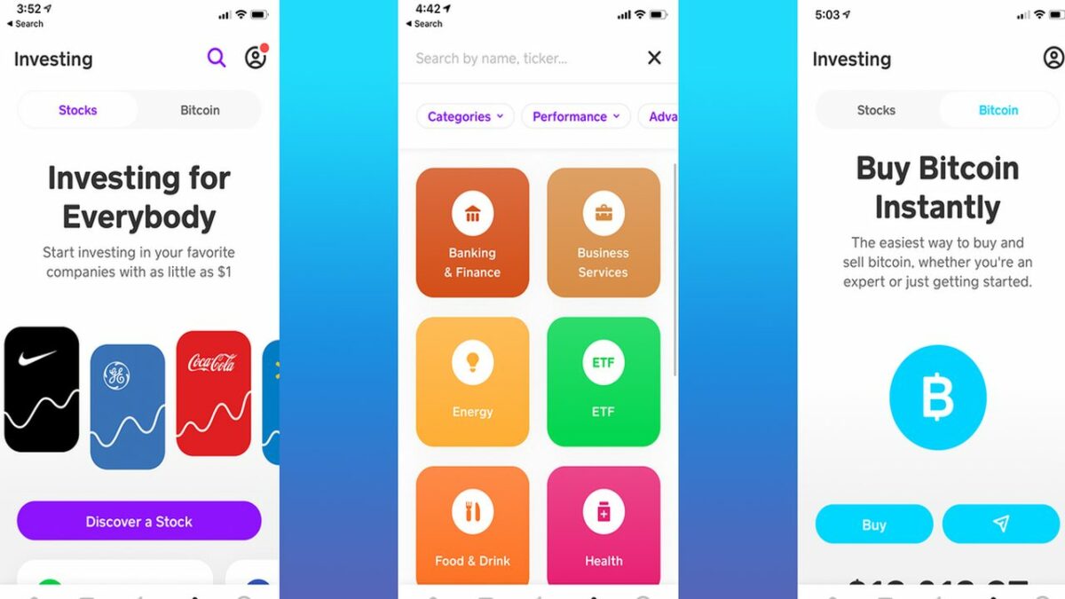 Cash App has several features to aid in investing.