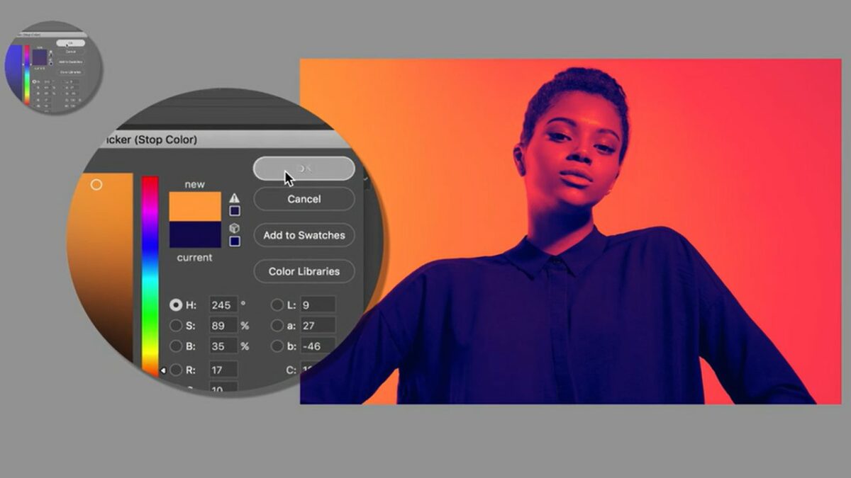 Creating duotone effects in Adobe Photoshop.