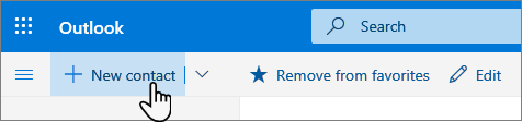 How to manage your Contacts in Microsoft Outlook