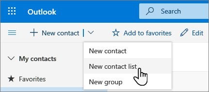 How to manage your Contacts in Microsoft Outlook